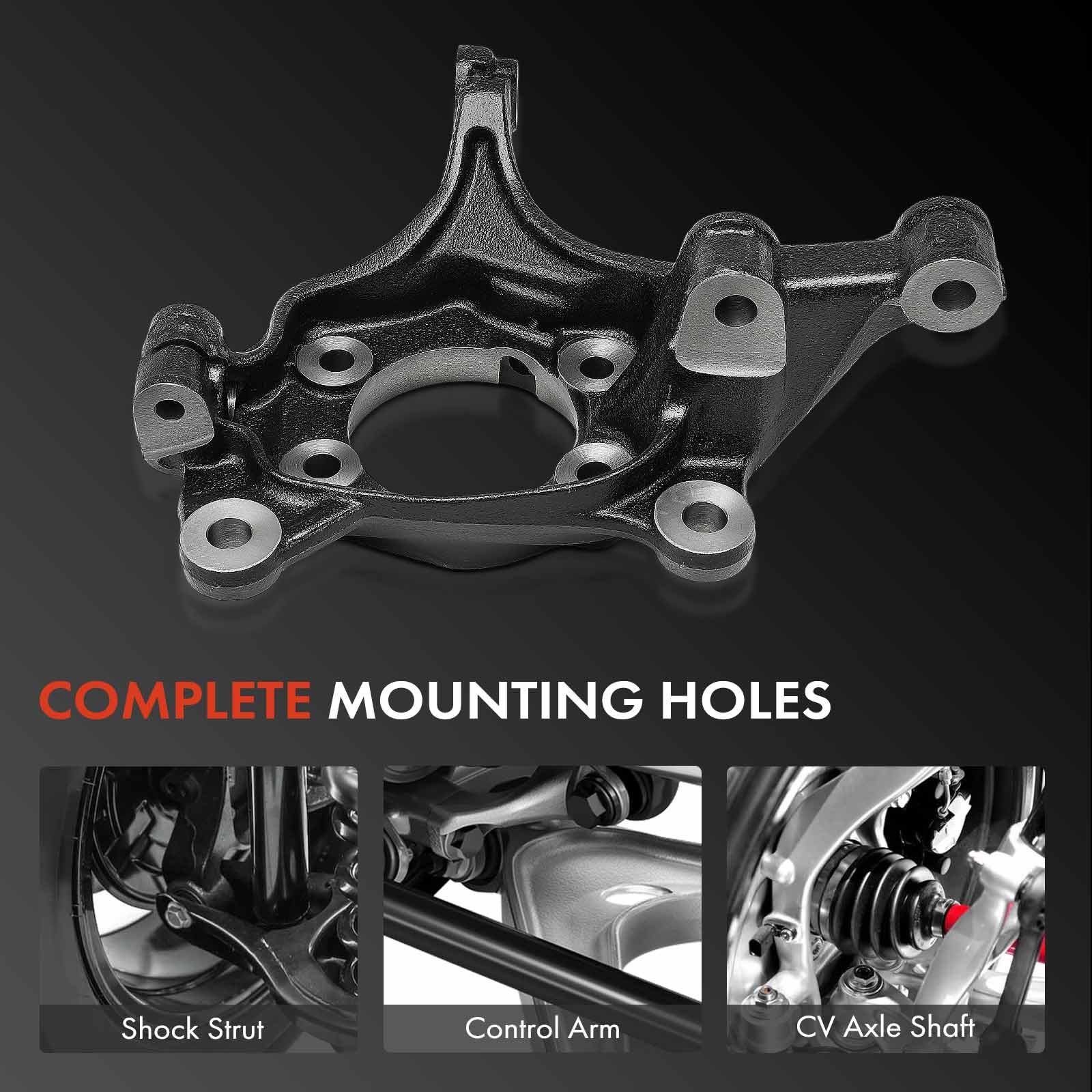 Front Driver Left Steering Knuckle for Mazda CX-5 2013-2016 Cast Iron KD3533031A