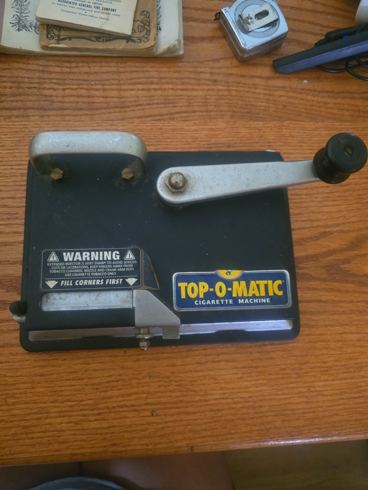 TOP-O-MATIC Cigarette Machine ~  Cigarette Rolling Machine