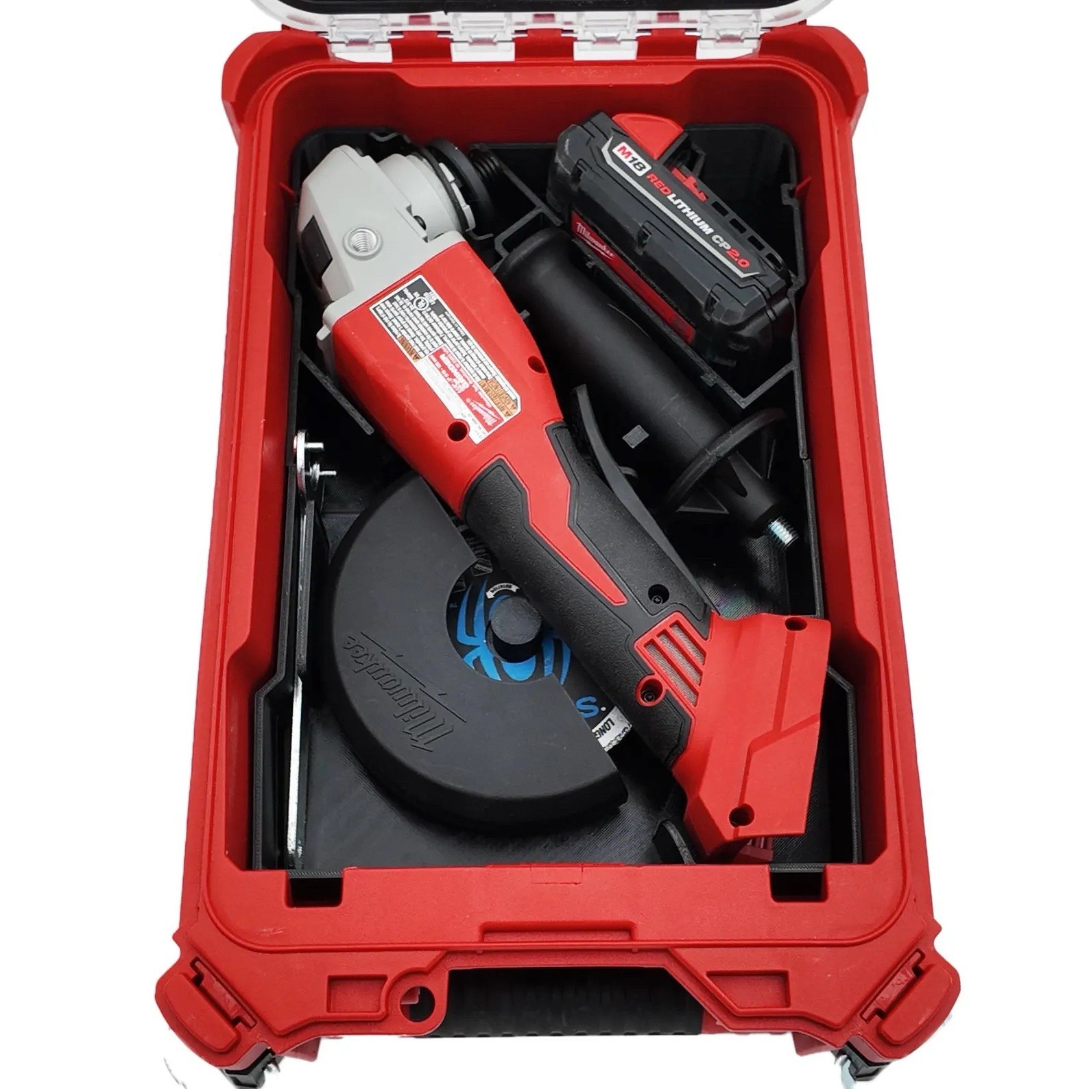 Insert for Milwaukee Packout (48-22-8435) for Milwaukee M18 Grinder (2686)