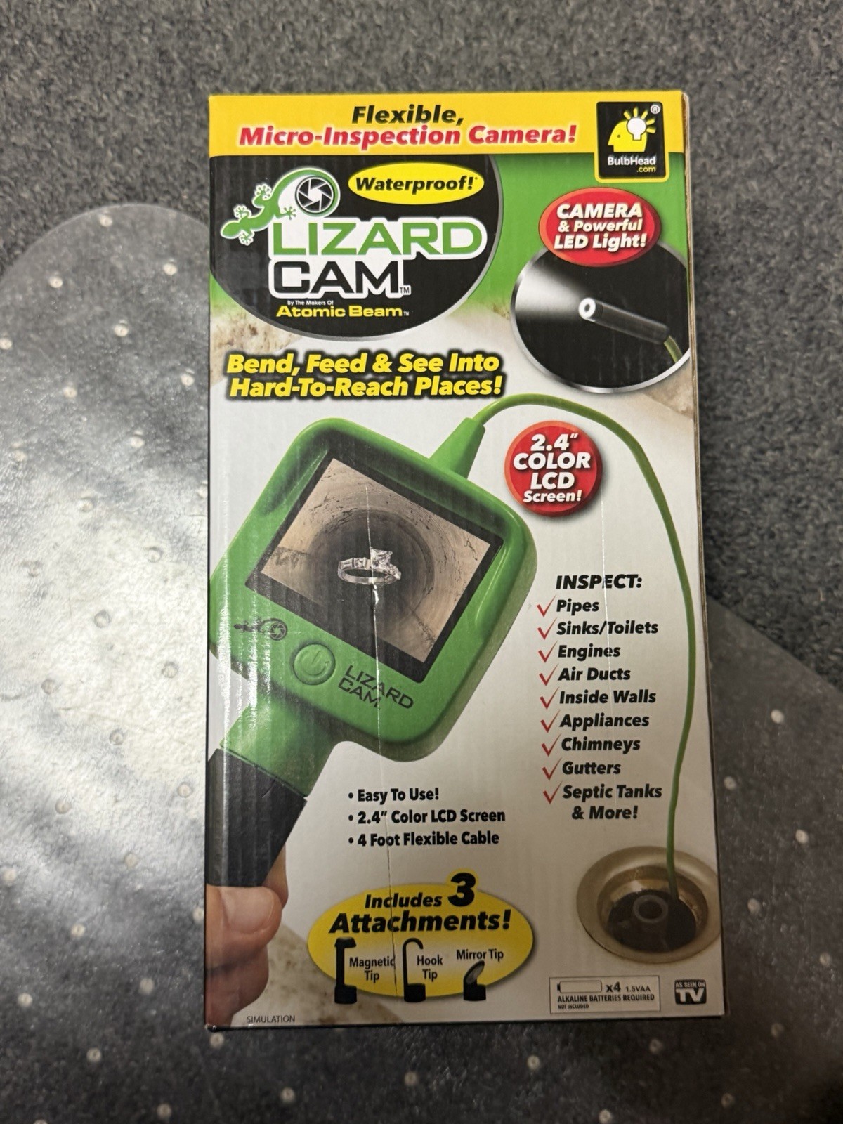 Atomic Beam Lizard Cam Micro-Inspection Camera - 13157