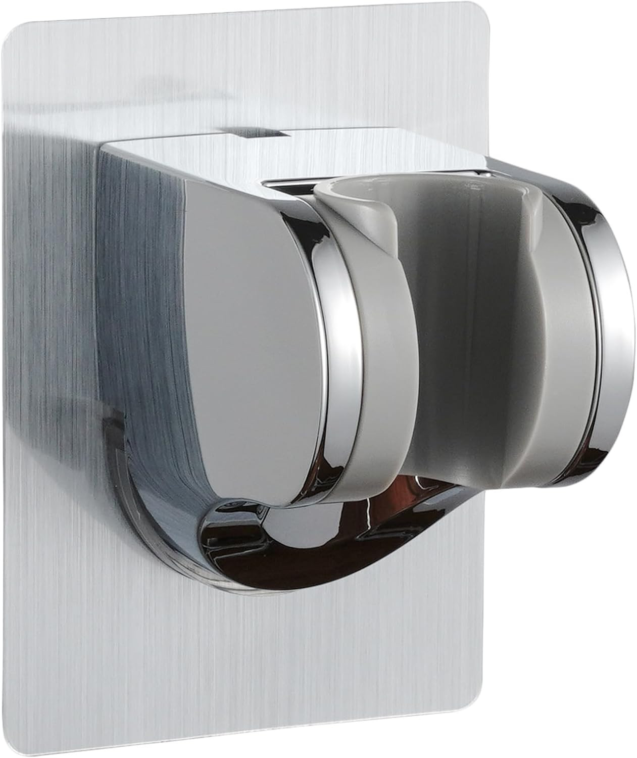 Gwernkb Shower Head Holder Strong Adhesive No Drilling Wall Mount Adjustable