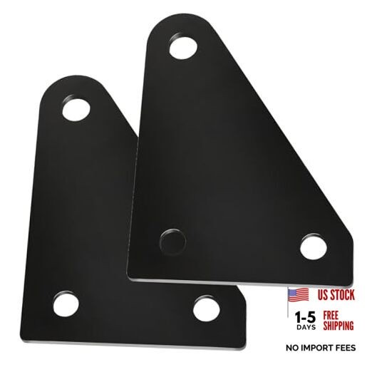 2PCS Bracket Cab Support Mount Plates Bracket Cabs Black Mounting Plate