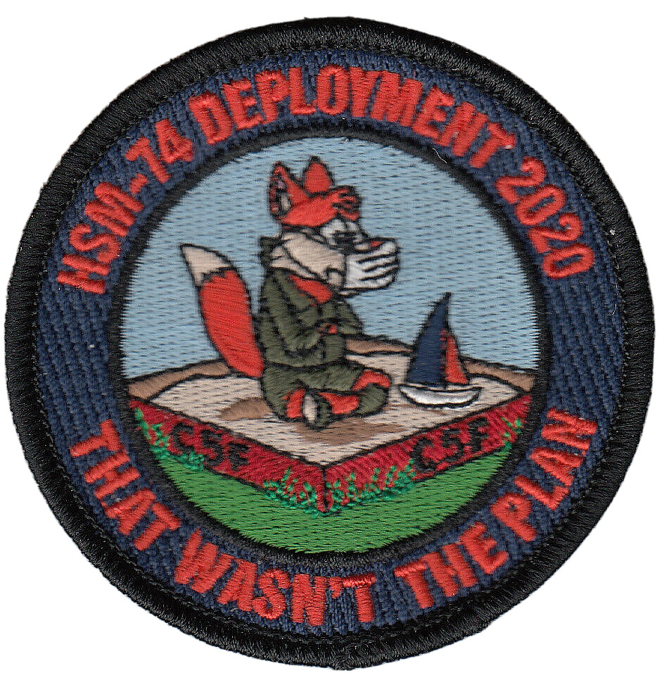 HSM-74 DEPLOYMENT 2020 THAT WASN'T MY PLAN SHOULDER PATCH