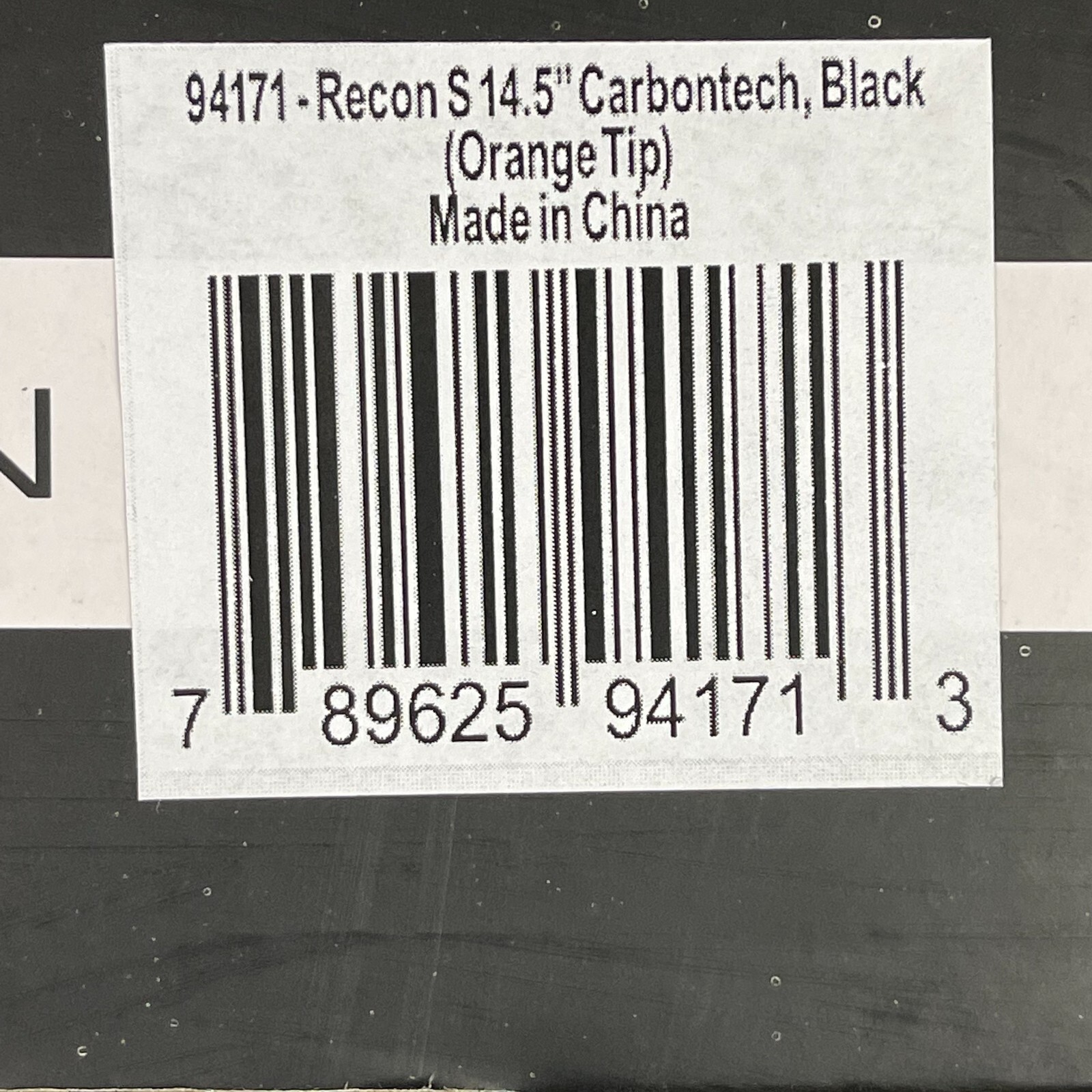 NEW Evolution Recon S 14.5" Carbontech AEG Airsoft Gun - Black/Black (94171)