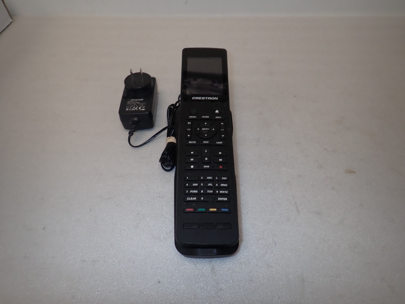 Crestron TSR-302–B Handheld Touch Remote w/ Charging Dock + Power Supply