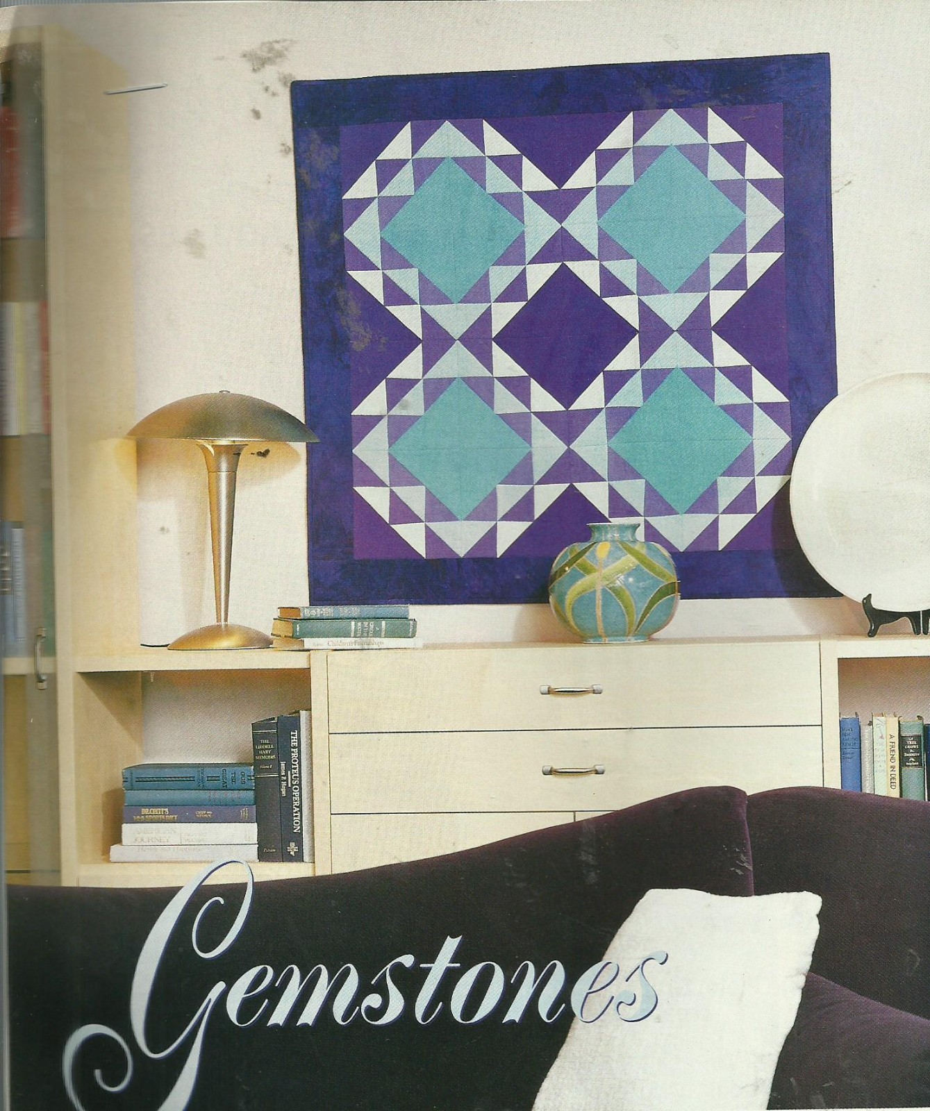 D0134 GEMSTONES WALLHANGING  QUILT PATTERN/INSTRUCTIONS