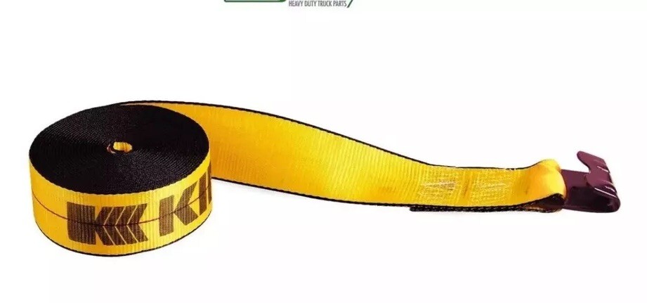 (Qty 2) Kinedyne 422721 Winch Strap, 27ft. x 4 in., 5400lbs
