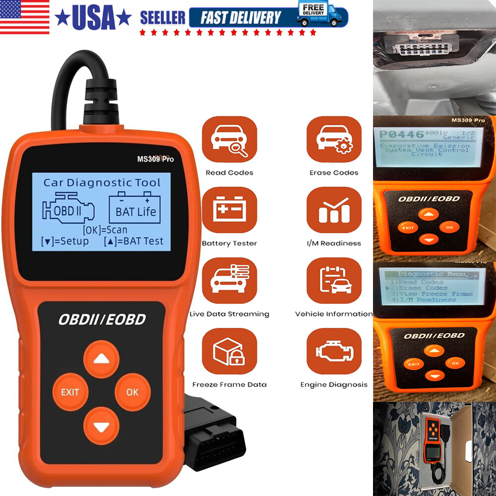 Automotive OBD2 Scanner OBD Code Reader Car Diagnostic Tool Check Engine Fault