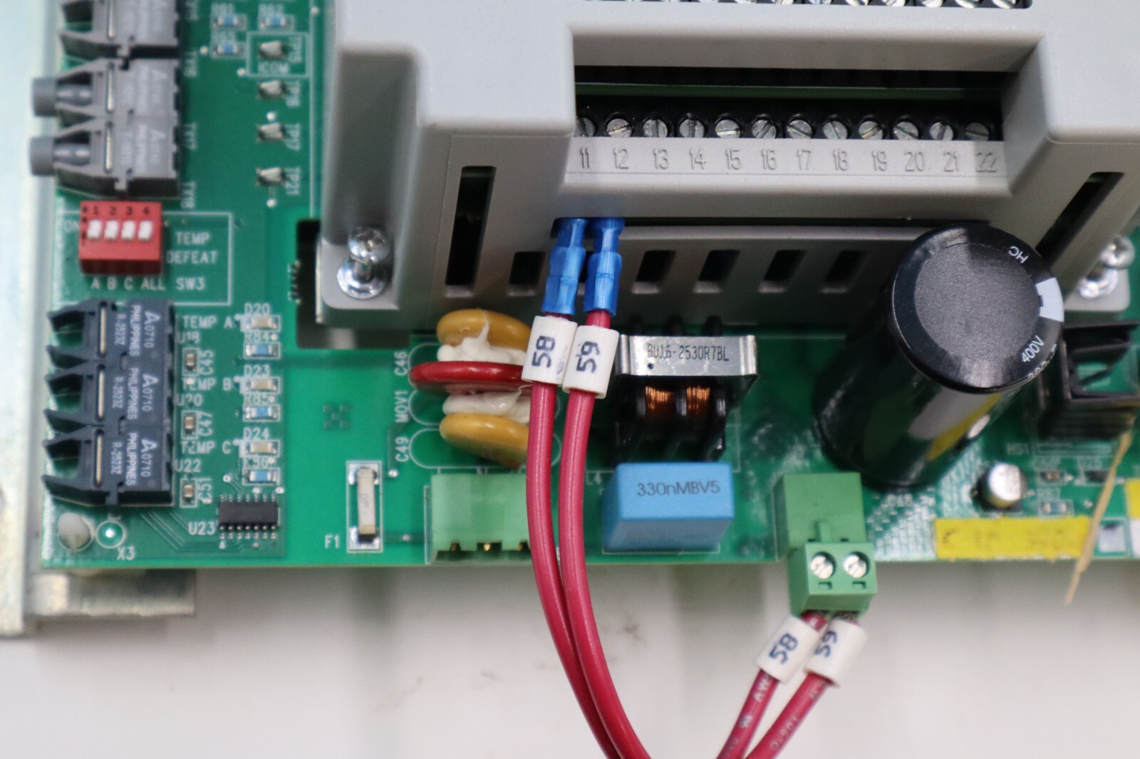 Allen Bradley 150-FB1FX Series B SMC-Flex Smart Motor Controller on PCB