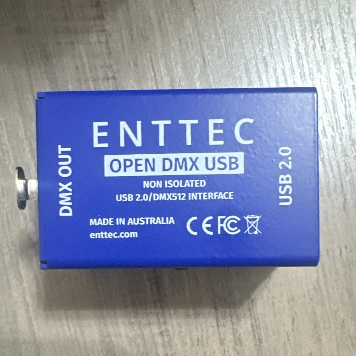 ENTTEC Open DMX USB DMX Interface 512 Channels USB 2.0 Model 70303