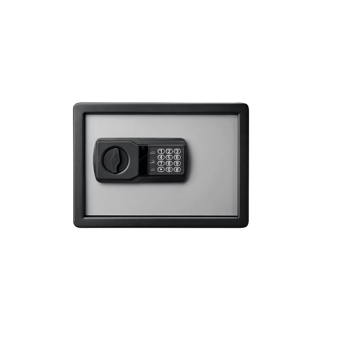 Fortress Personal Safe Electronic Lock Rounded Edges 2 Tone Black/Gray 44E20BG