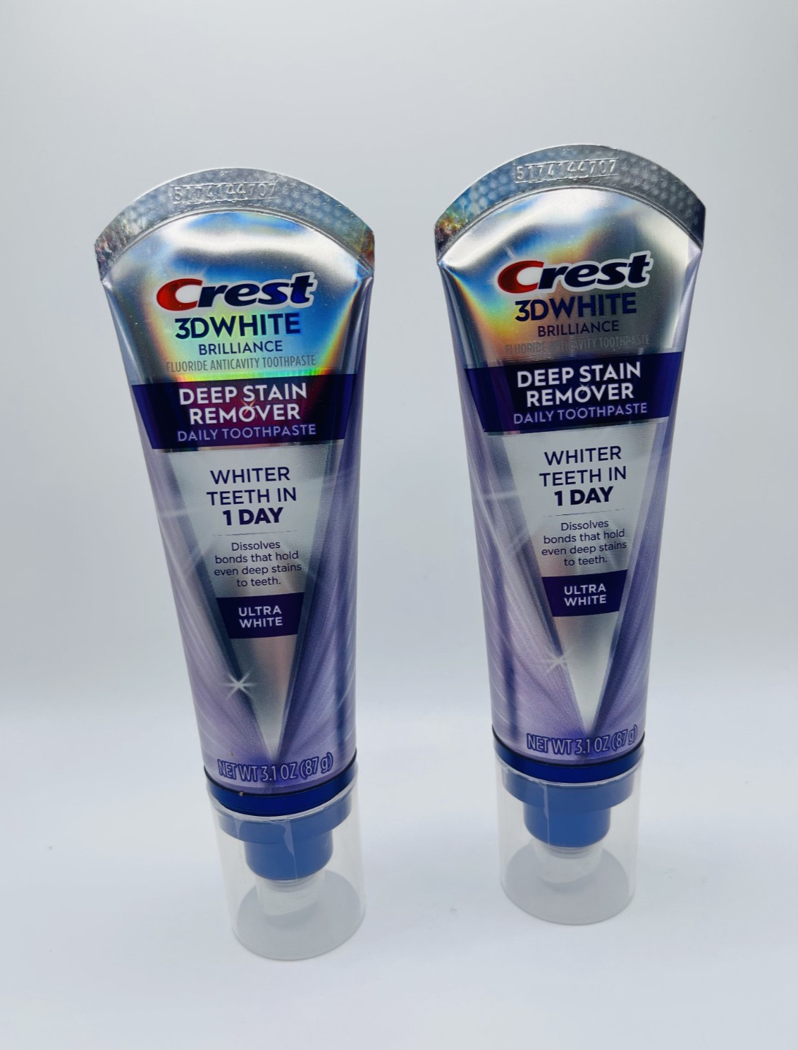 Crest 3d White Brilliance Deep Stain Remover 2 Pack 3.1 OZ