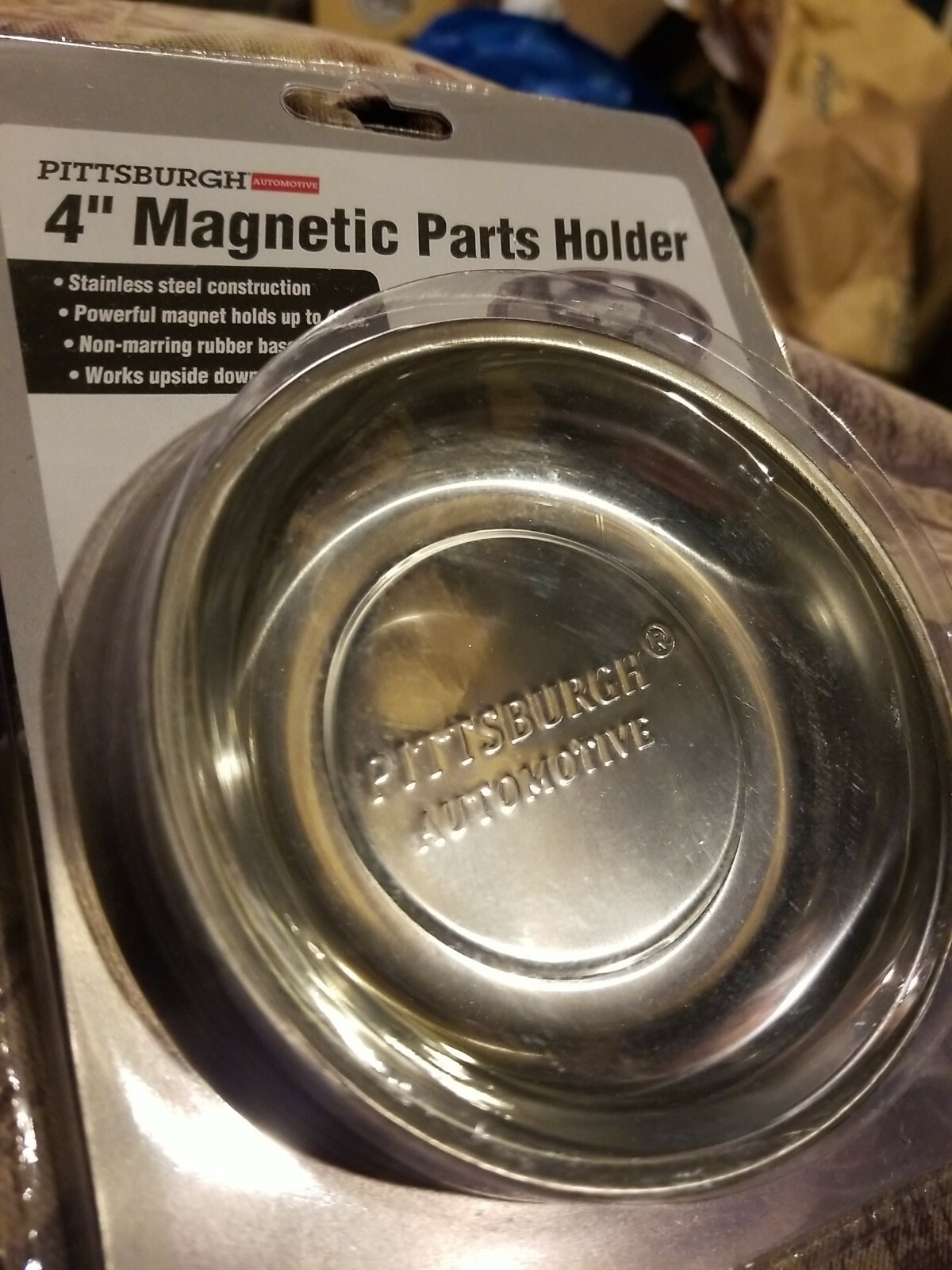 4" Magnetic Parts Holder Tray Dish Bowl Screw Bolt nut Parts Organizer Holder