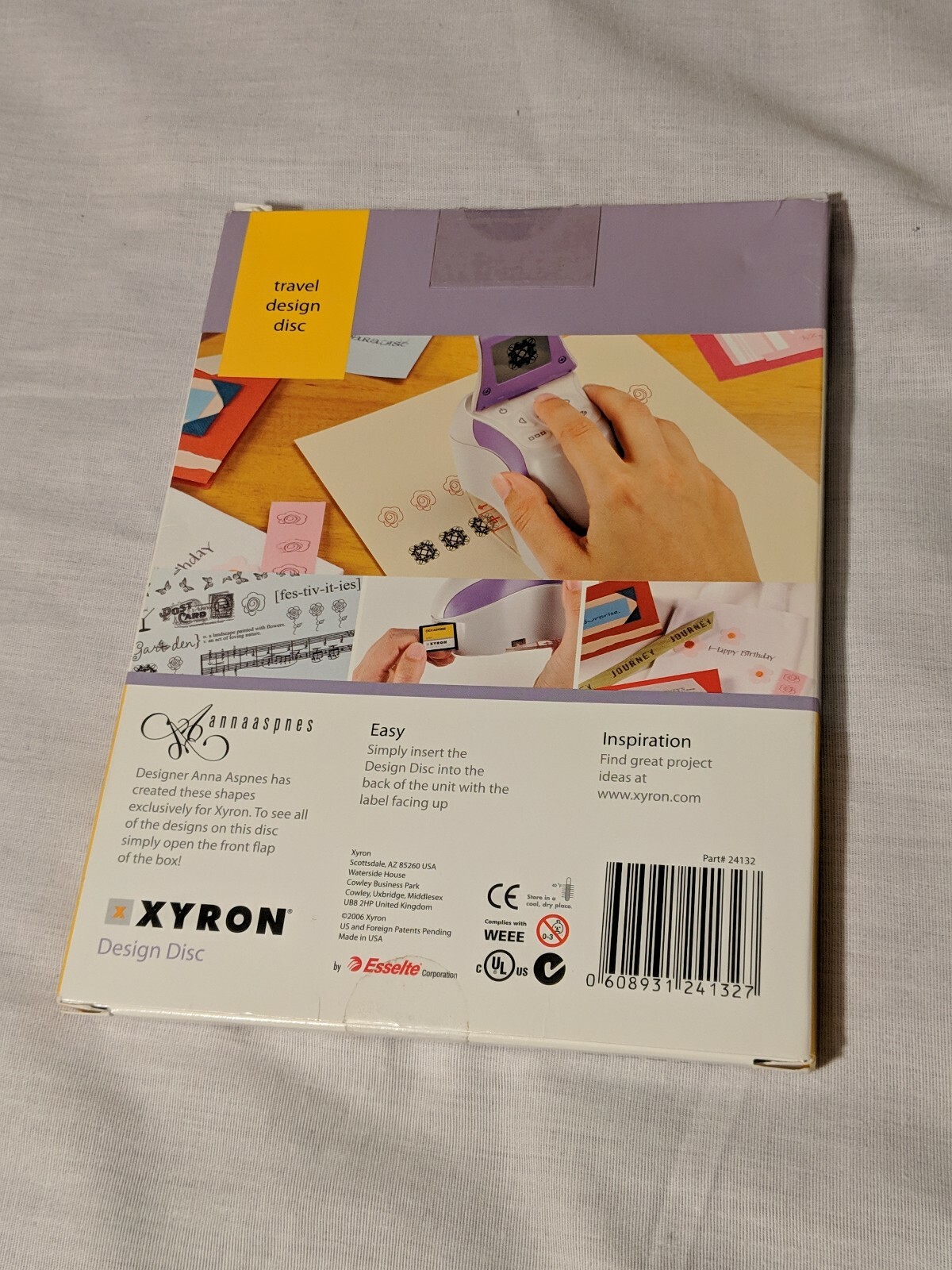 XYRON TRAVEL DESIGN DISC FOR XYRON DESIGN RUNNER