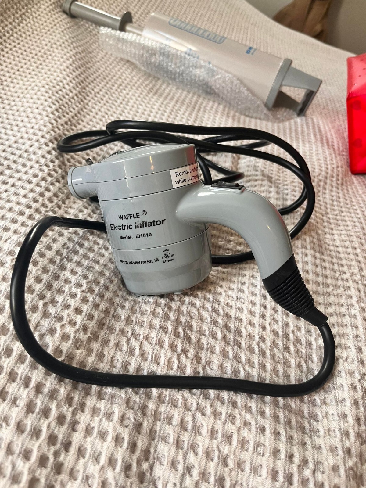 EHOB WAFLLE Electric Inflator Model EI1010