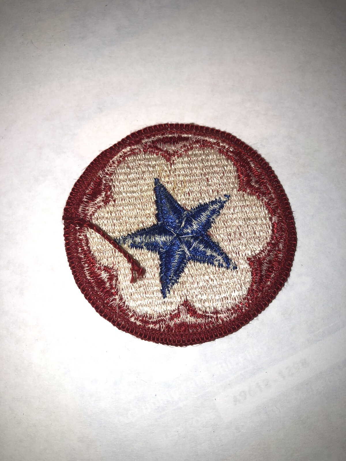 Army Service Forces U.S. Army Shoulder Patch Insignia