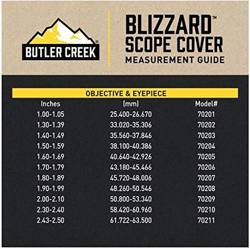 Butler Creek Blizzard 4 Scope Cover