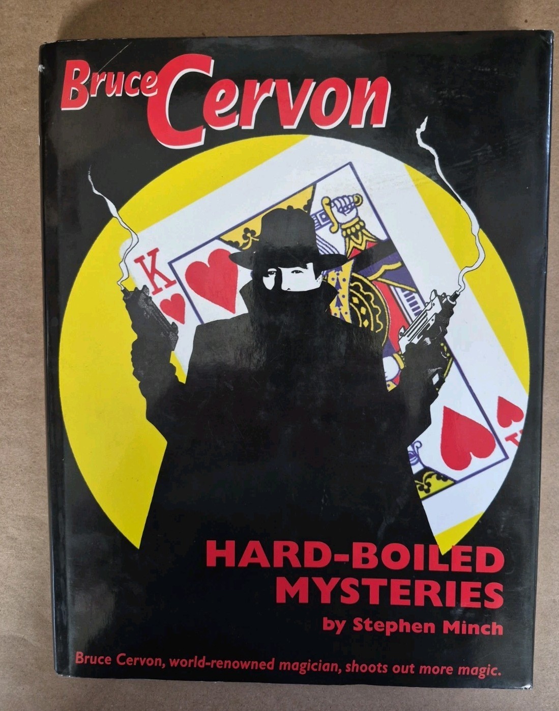 Bruce Cervon Hard Boiled Mysteries Stephen Minch Hard Cover Book First Edition