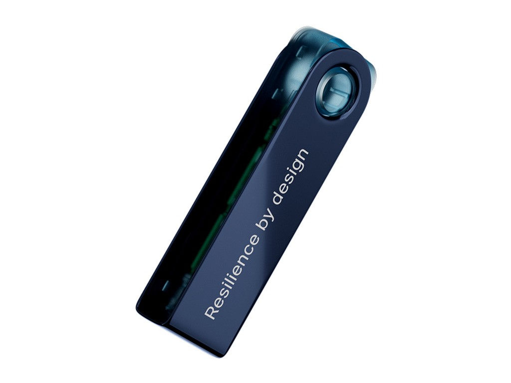 Ledger Nano S Plus, Hardware Wallet, Neptune Blue