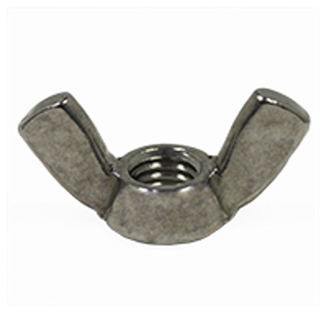 #6-32 UNC Heavy Series Type A Wing Nuts, Coarse, 18-8 Stainless Steel A2, 25 PK