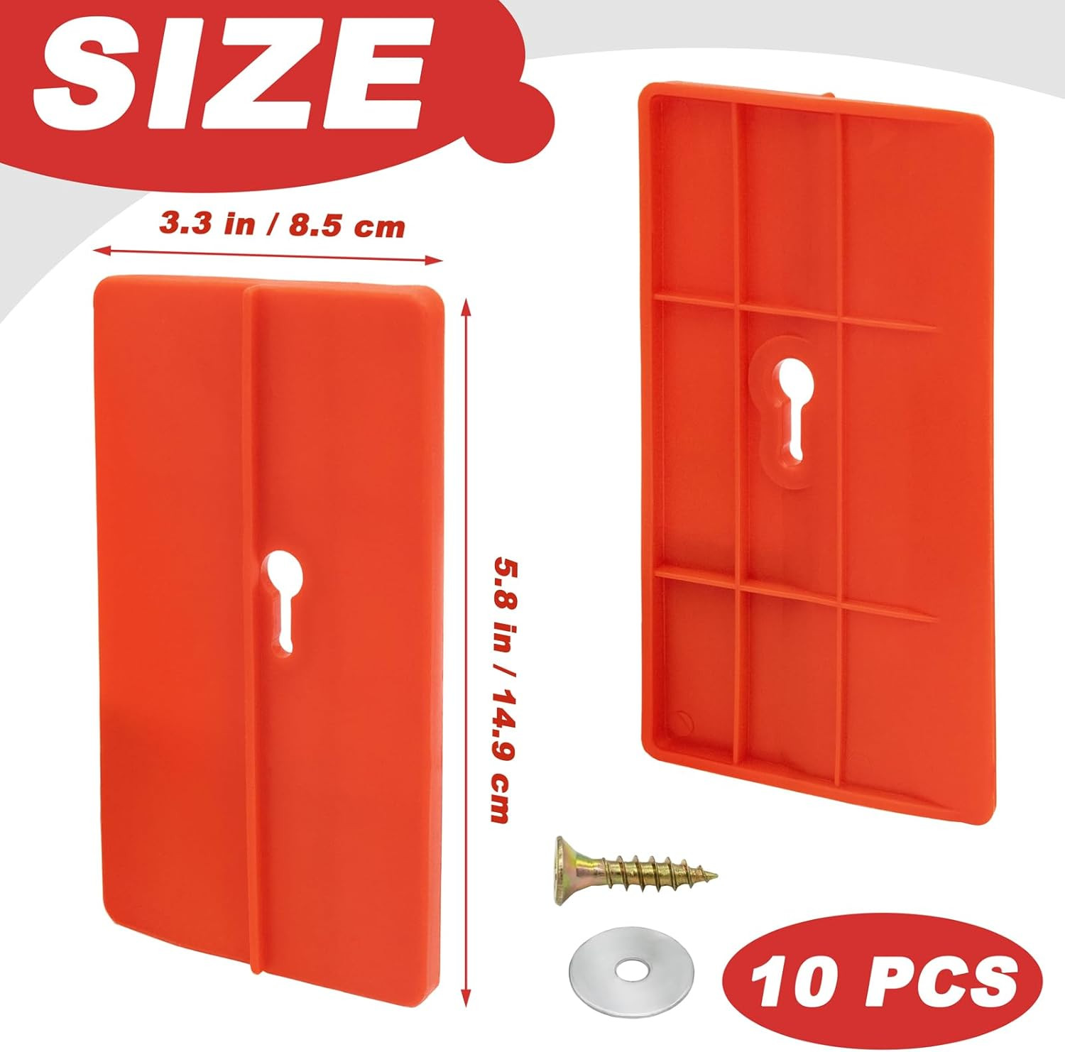 10 Pcs Drywall Fitting Tool Support The Plaster Board in Place While Installi...