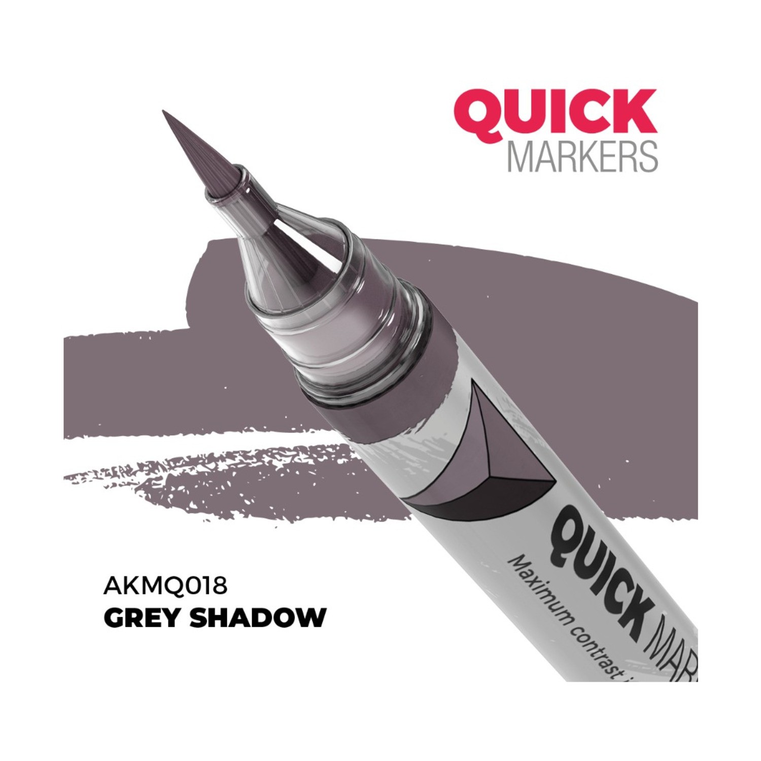 AK Paint Quick Markers Grey Shadow New