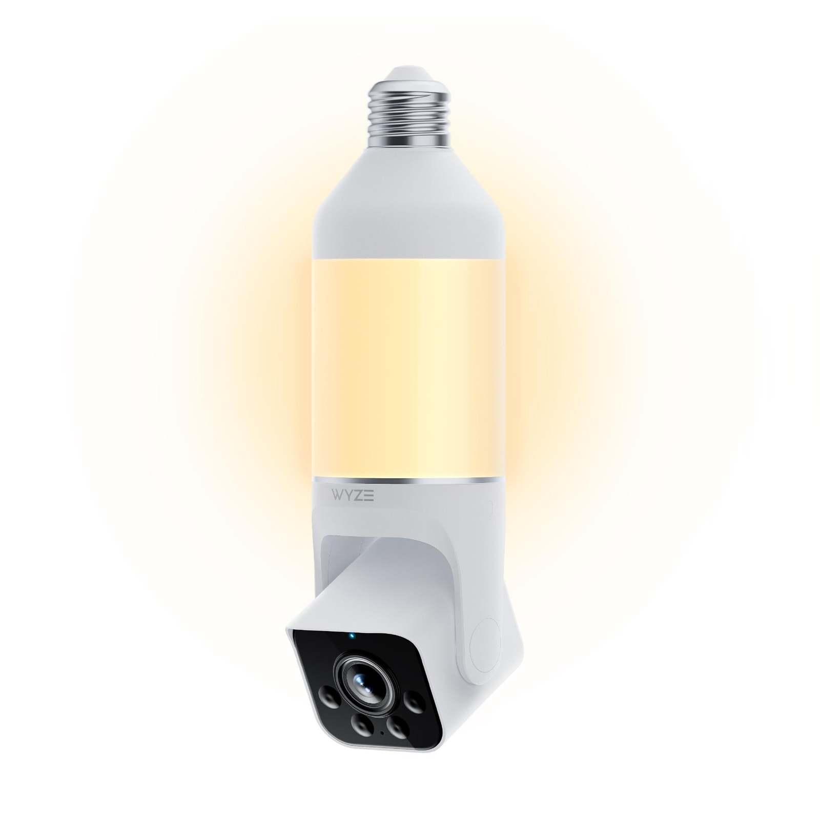 WYZE Bulb Cam Security Camera, 2K HD Outdoor Light 1 PACK, White