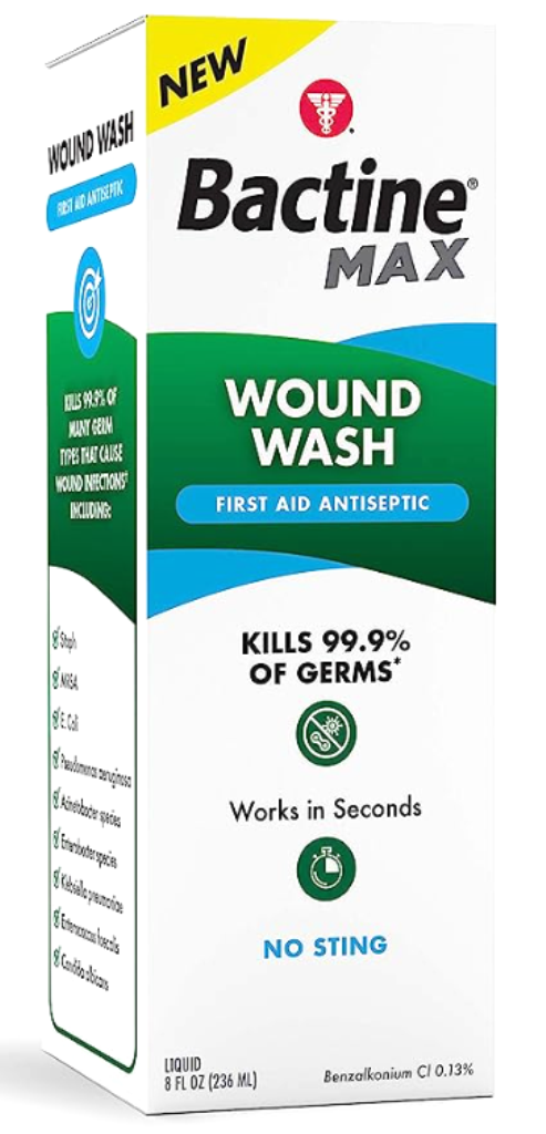 Bactine Max First Aid Antiseptic Wound Wash
