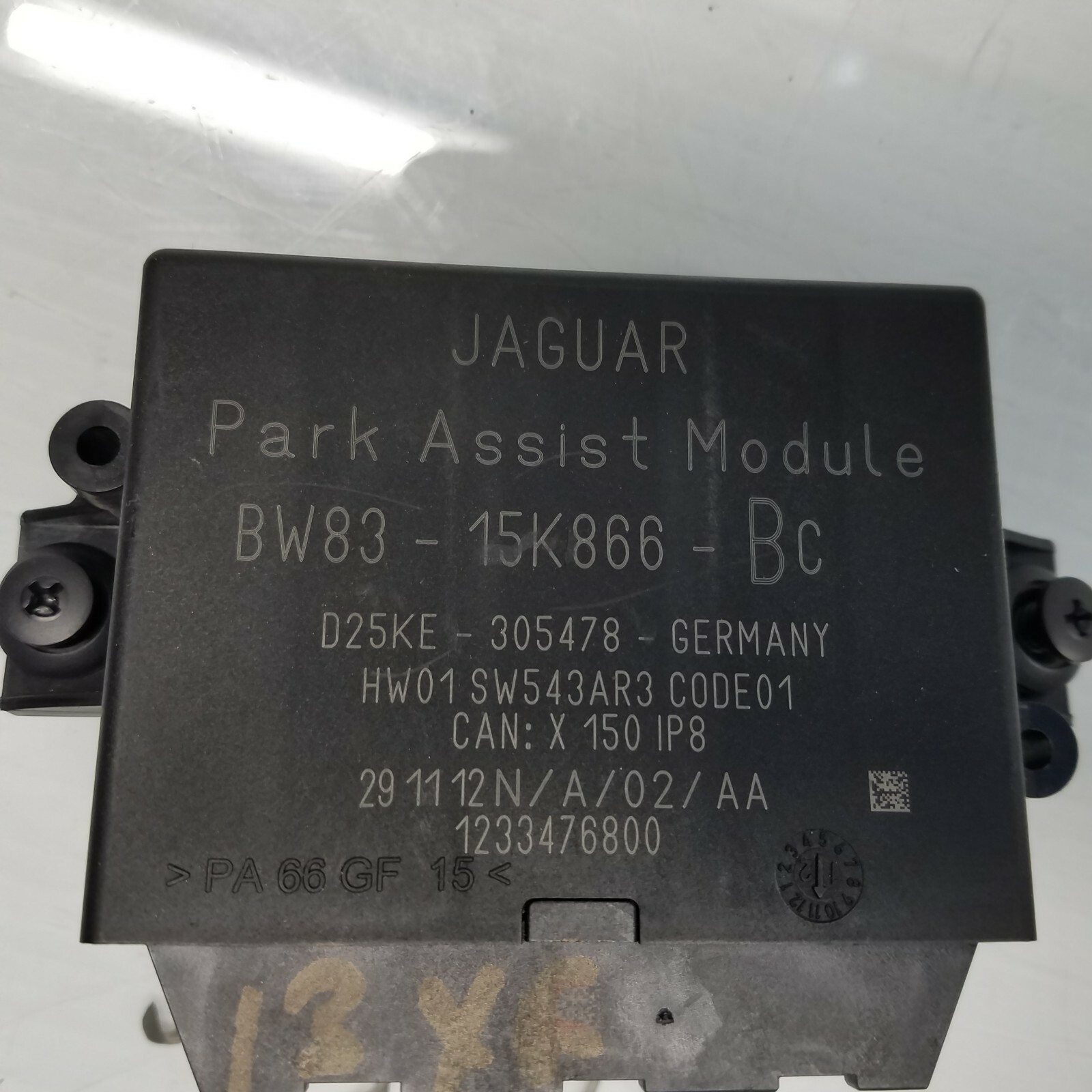 2012-2015 Jaguar XF Parking Assist Control Module Oem Bw83-15K866-Bc