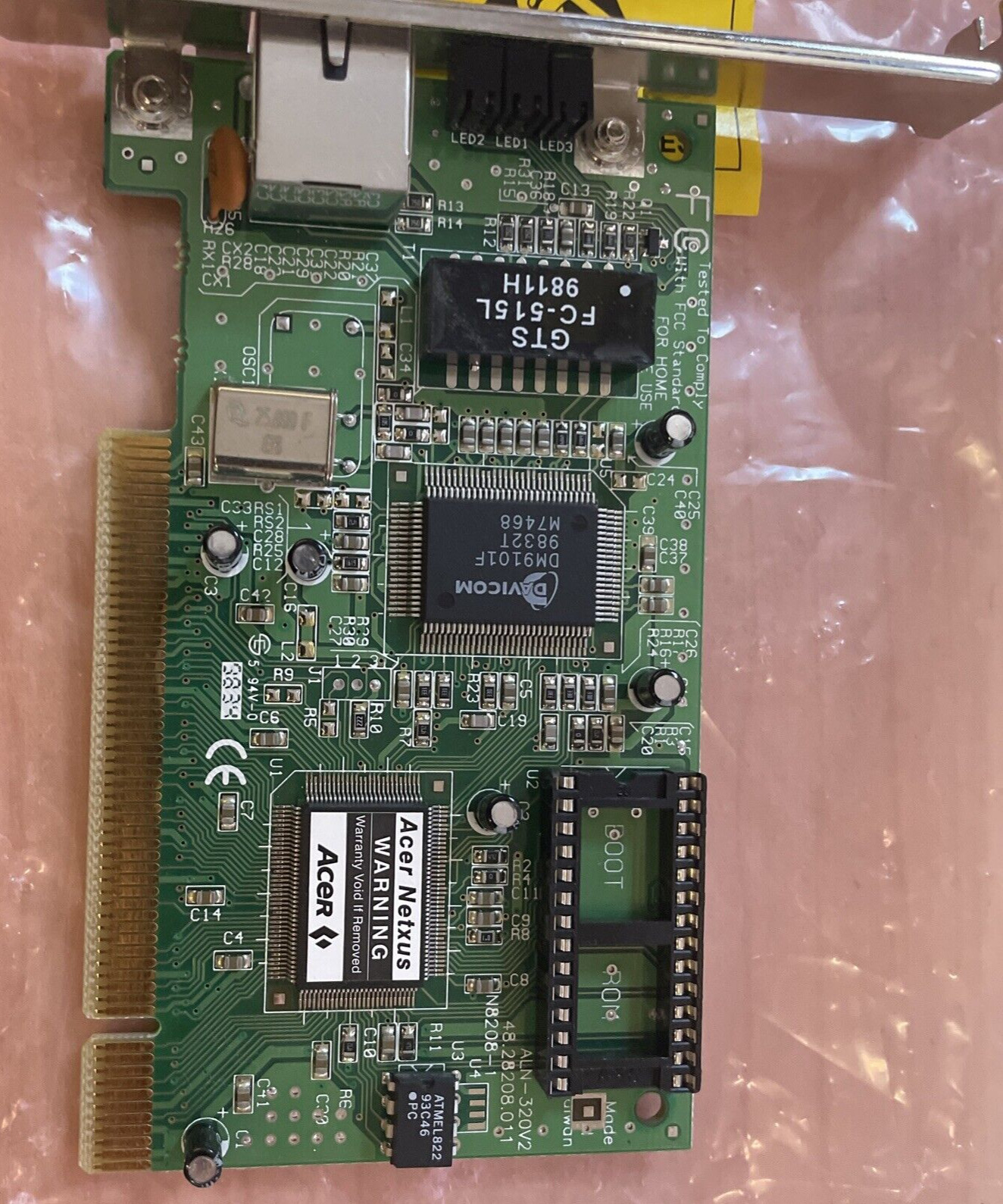 Desktop Computer Acer ALN-320V2 91.21009.101 Network Card