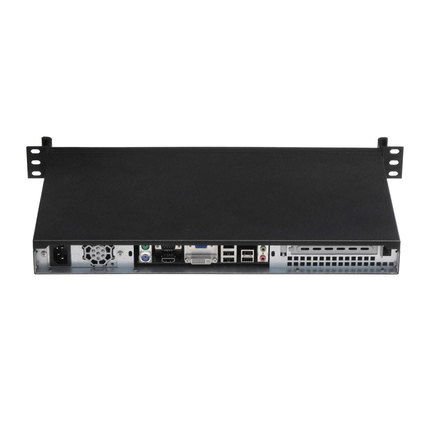 Ultra Short Depth 1U 19in Rack Mini ITX PC Computer Case Empty server chassis