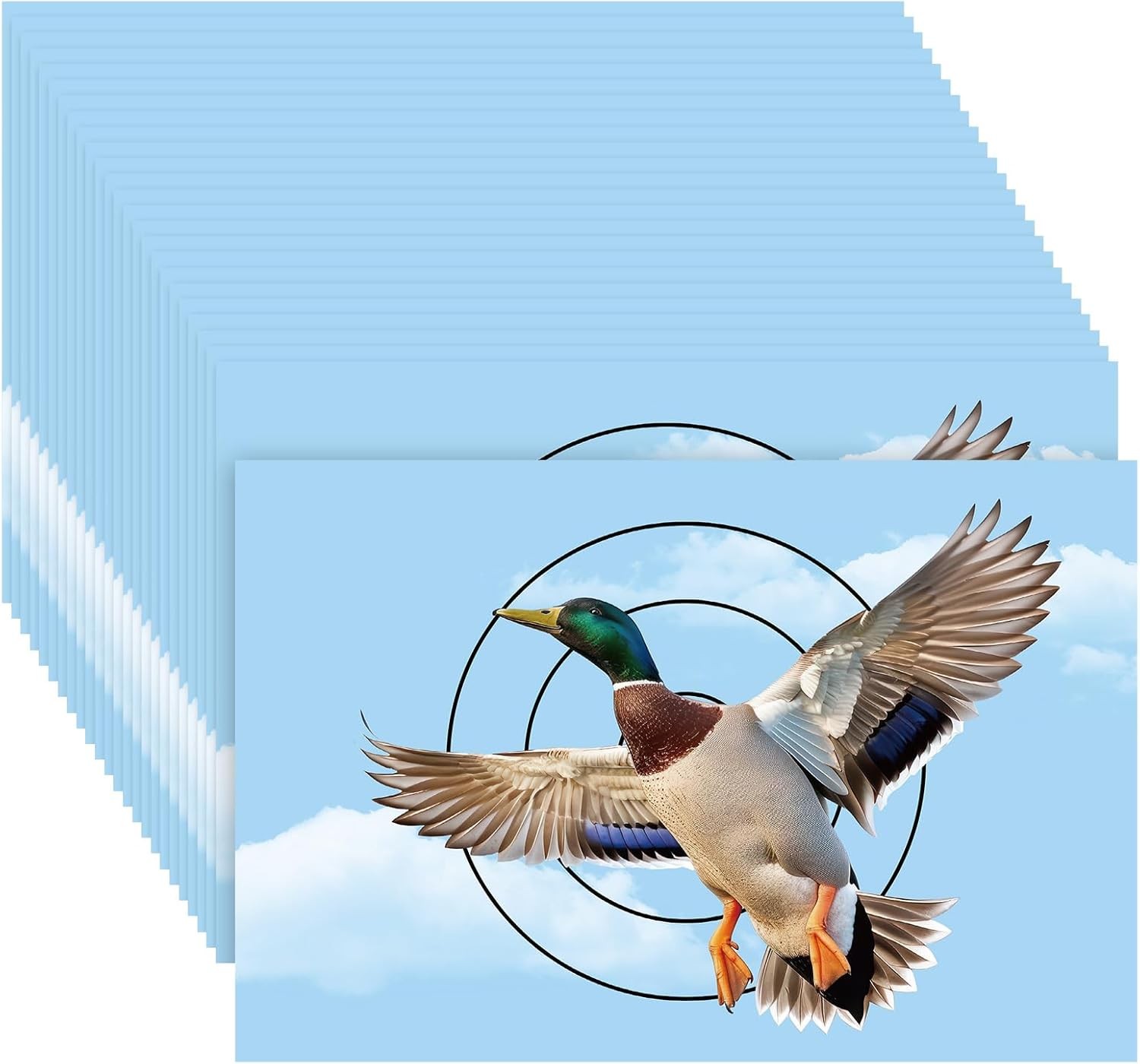50 Sheets Turkey Duck Paper Targets for Shooting 12 x 18 Inch Photo Realistic Ga