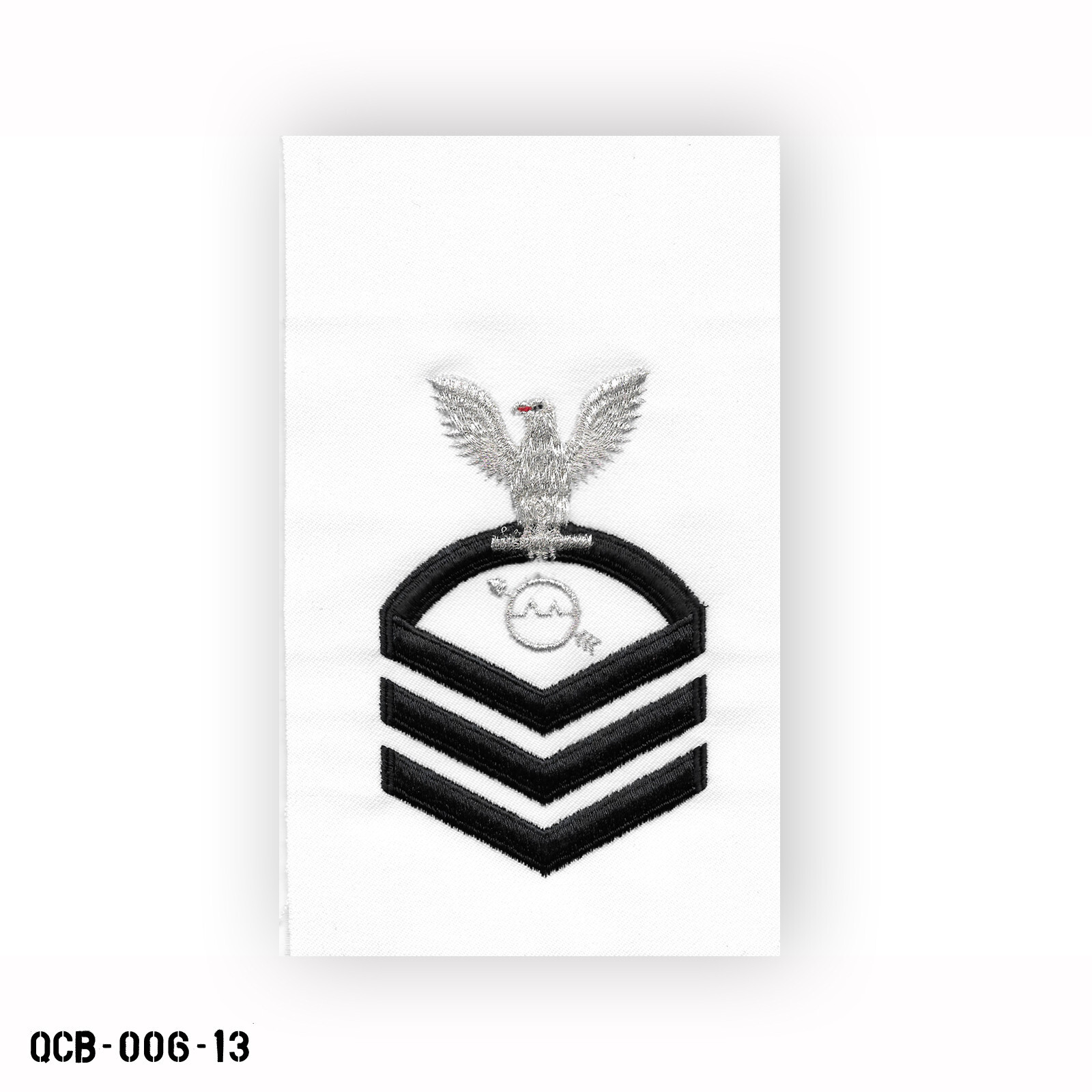US Navy CPO E7 Chief Petty Officer Operations Specialist Patch White ~ USA