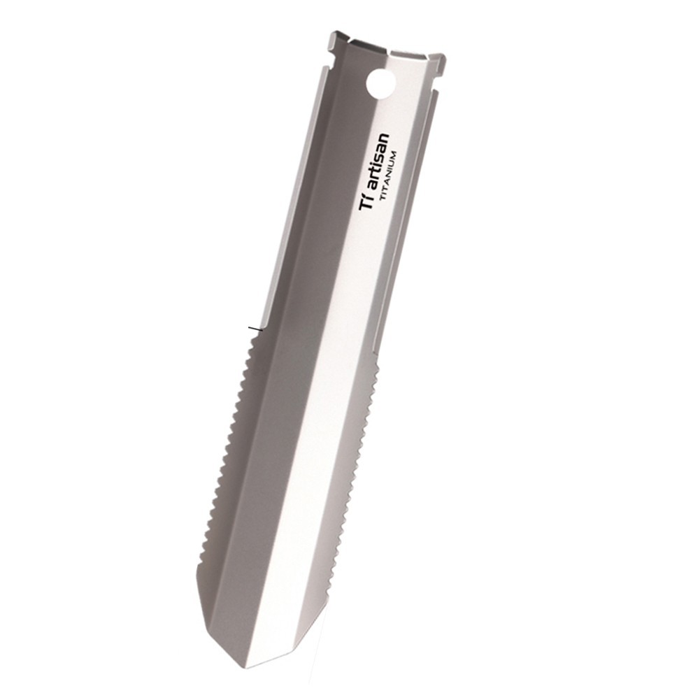 Part Shovel Professional Serrated Smooth Titanium Trowel Useful Camping