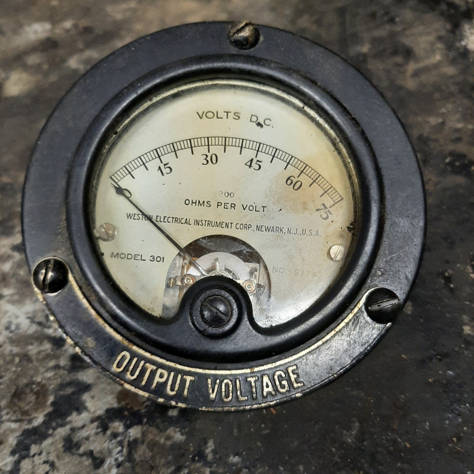 western electrical instrument bakelite 1930s ohm per volt