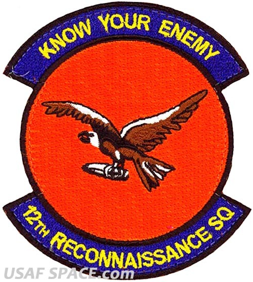 USAF 12th RECONNAISSANCE SQ -RQ-4 Global Hawk- Beale AFB, CA -ORIGINAL VEL PATCH