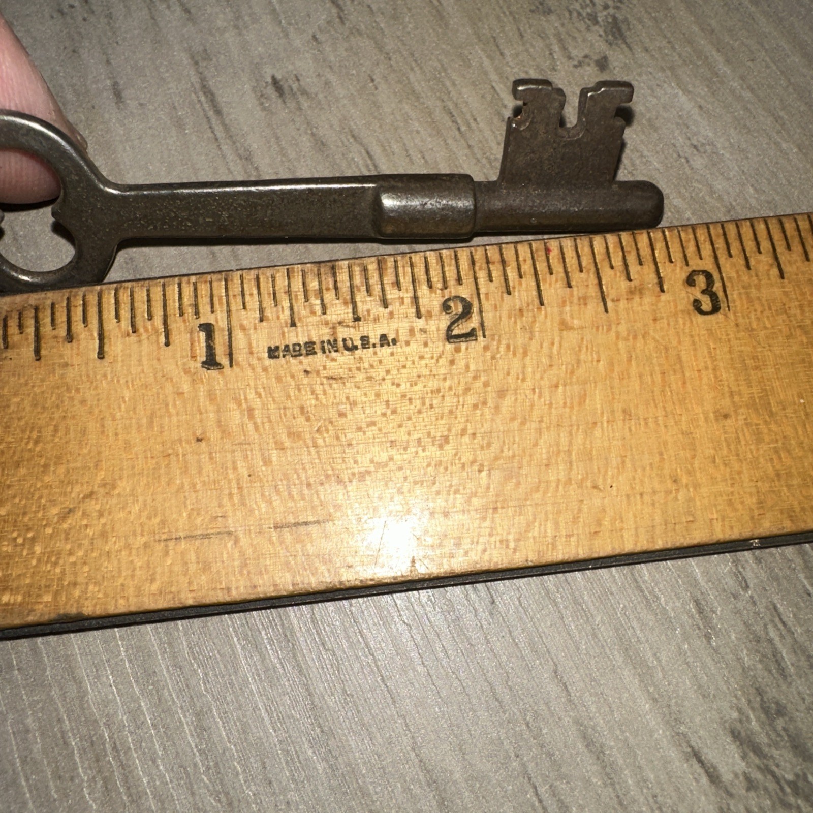 Antique Skeleton Key Solid Barrel 3 inch Approximately. Legit Antique