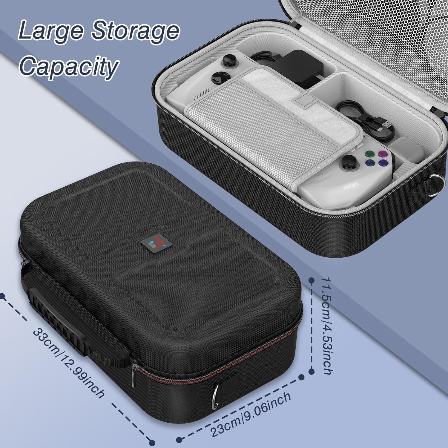 Protective Travel Case for ROG Ally with Large Storage Capacity，Shockproof，p