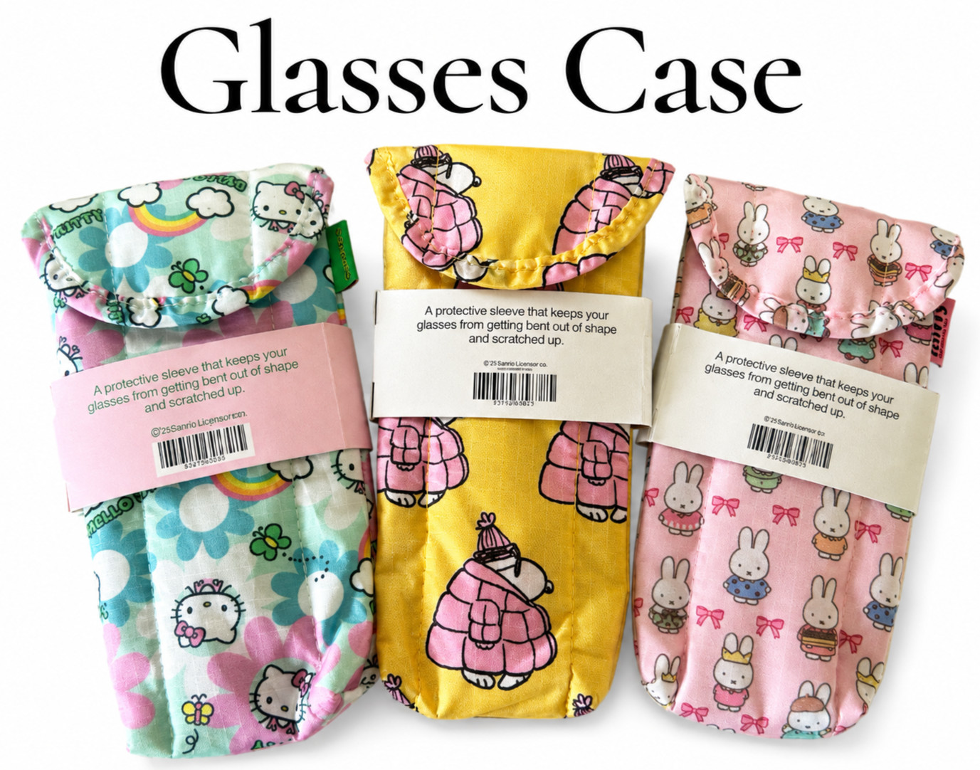 Dog Miffy Kitty Glasses Case Sleeve Sunglasses Storage Soft Protector Puff Soft