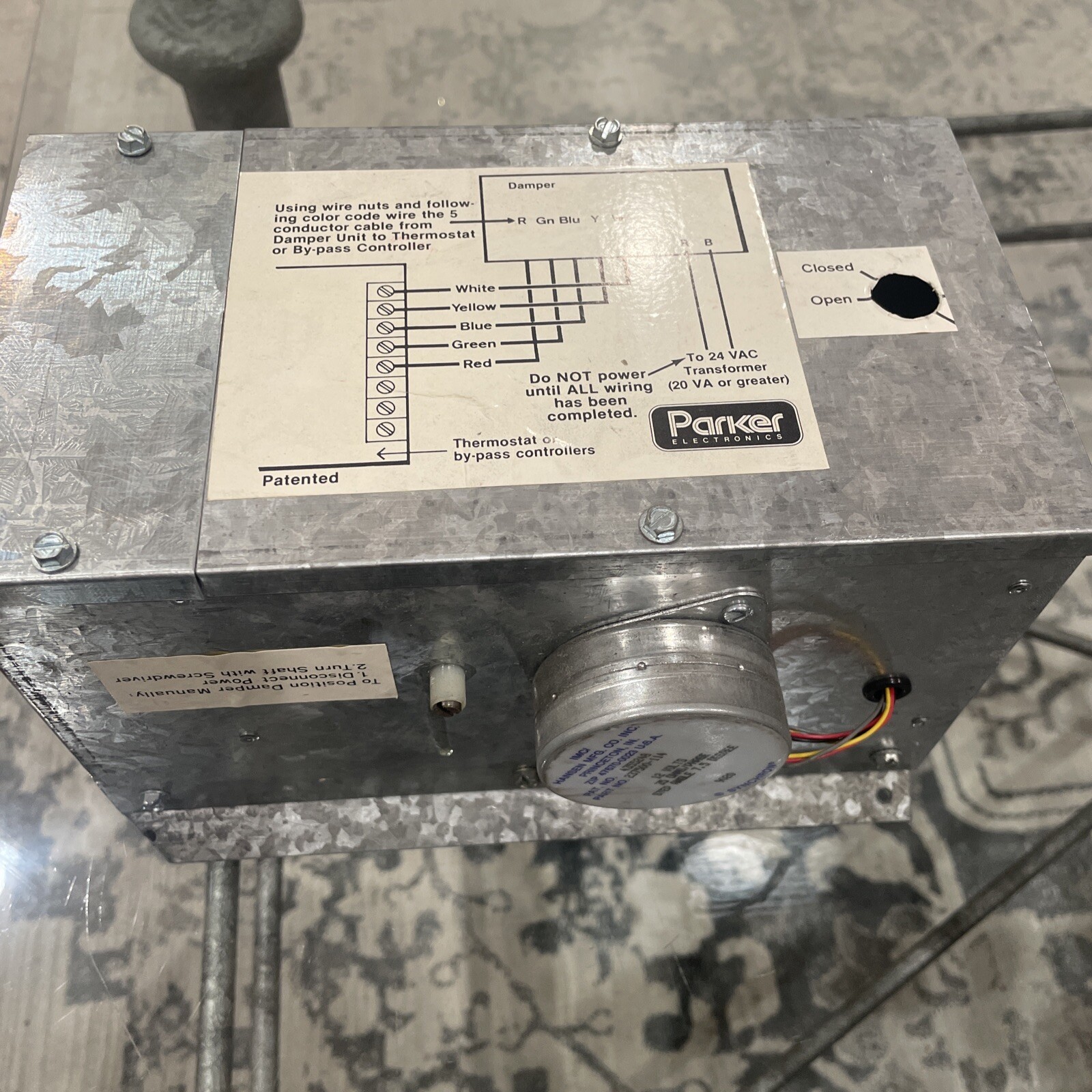 PARKER DAMPER CONTROL ACTUATOR ENC08