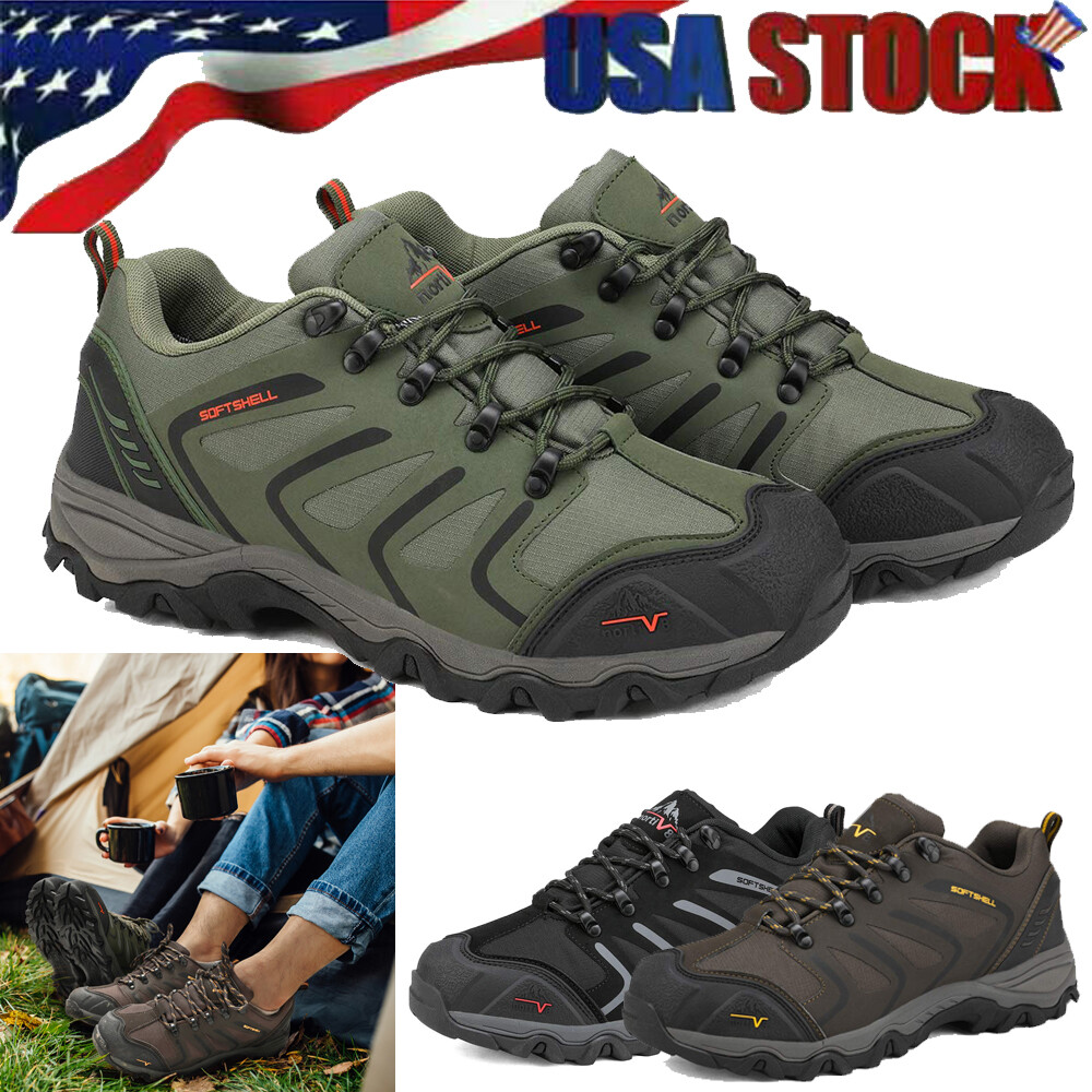 Men's Waterproof Hiking Boots Outdoor Lightweight Trekking Trail Jungle Shoes