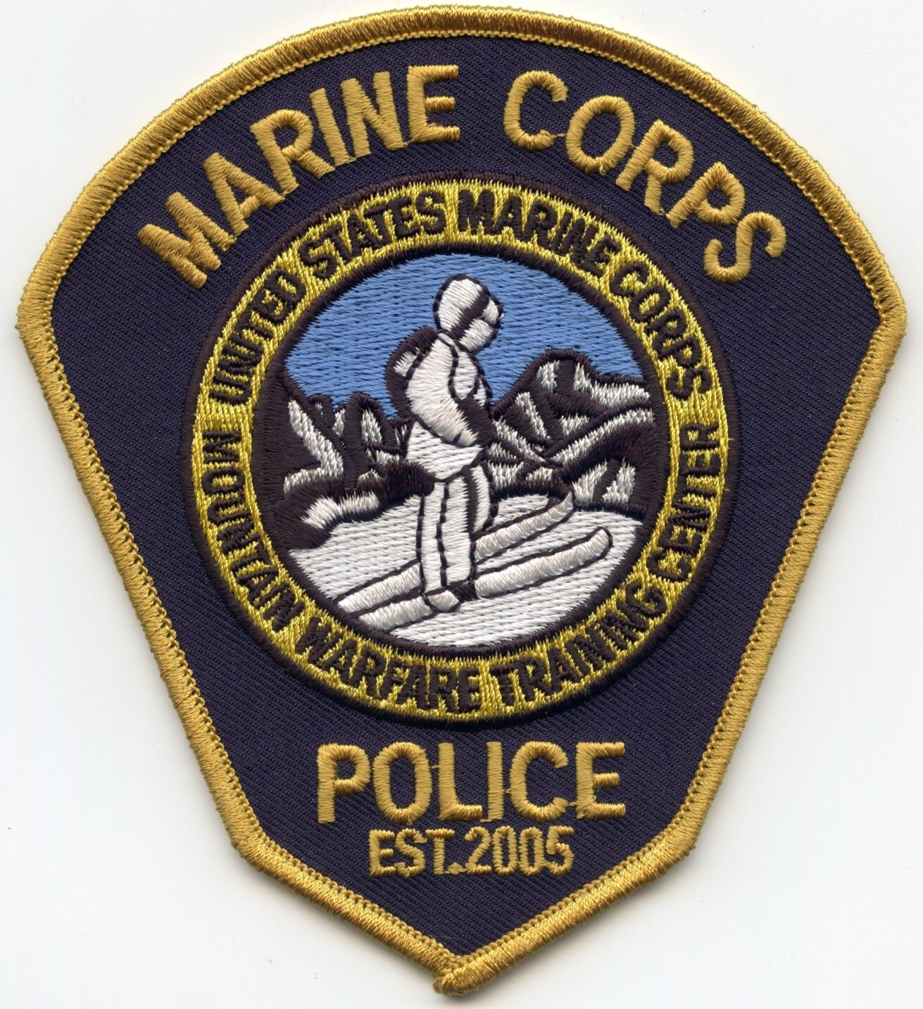 MARINE CORPS USMC MOUNTAIN WARFARE Mono County CALIFORNIA MILITARY POLICE PATCH
