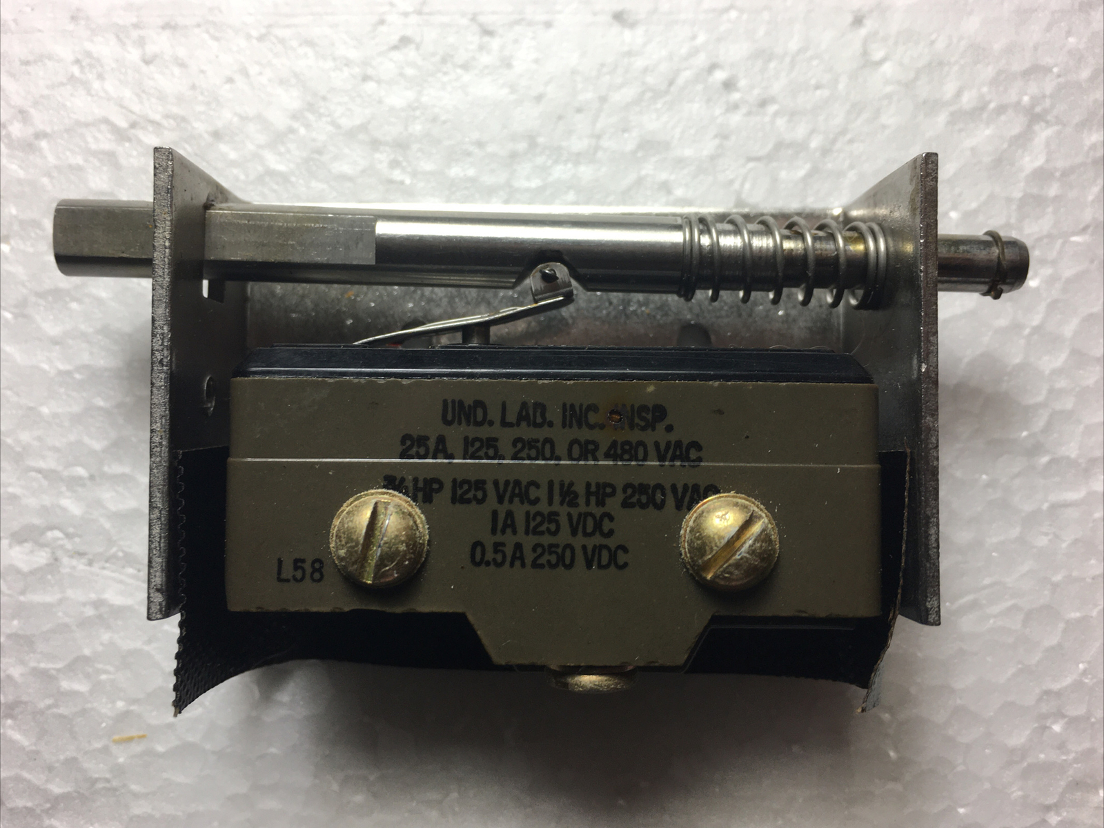 MICRO 1AC82 MICROSWITCH switch inter lock 25amp NOS. 3/4hp 125VAC / 1.5hp 250VAC