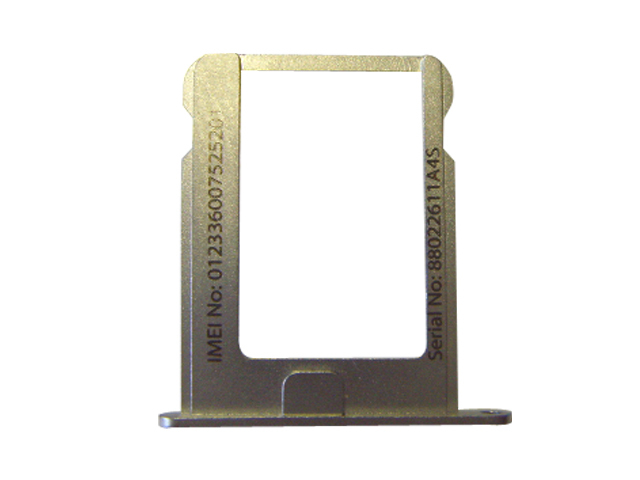 OEM Aluminum Sim Card Tray Holder w/ Serial Number IMEI # for Apple iPhone 4 USA