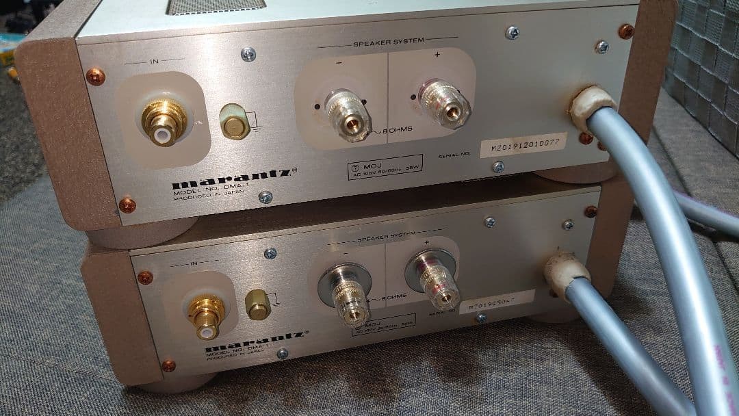 Marantz DMA-1 Mono Power Amplifier Pair Custom Upgraded Serviced Excellent