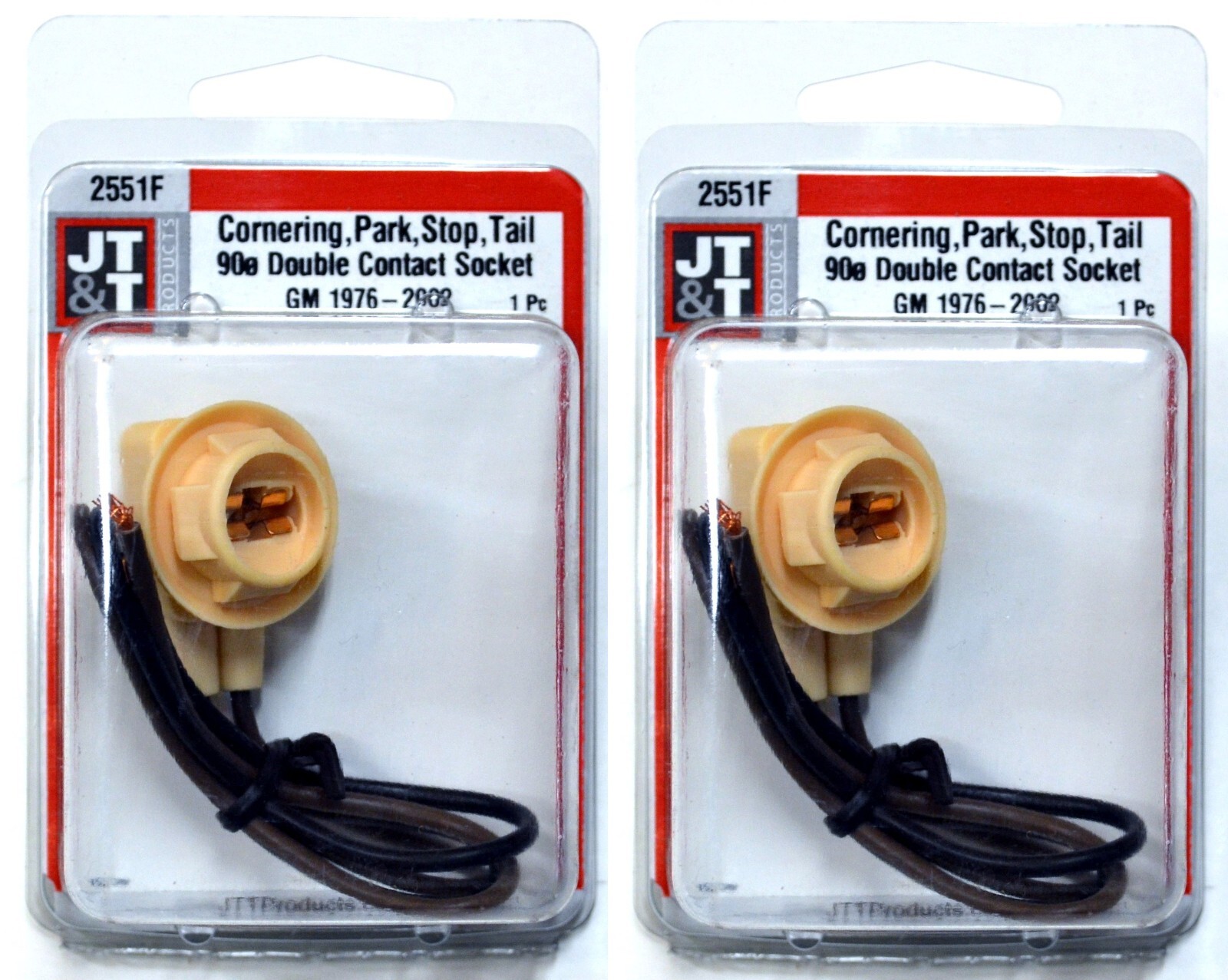JTT Wire 2551F Female Pigtail Socket 194 168 Rear Side Marker Light Harness OE