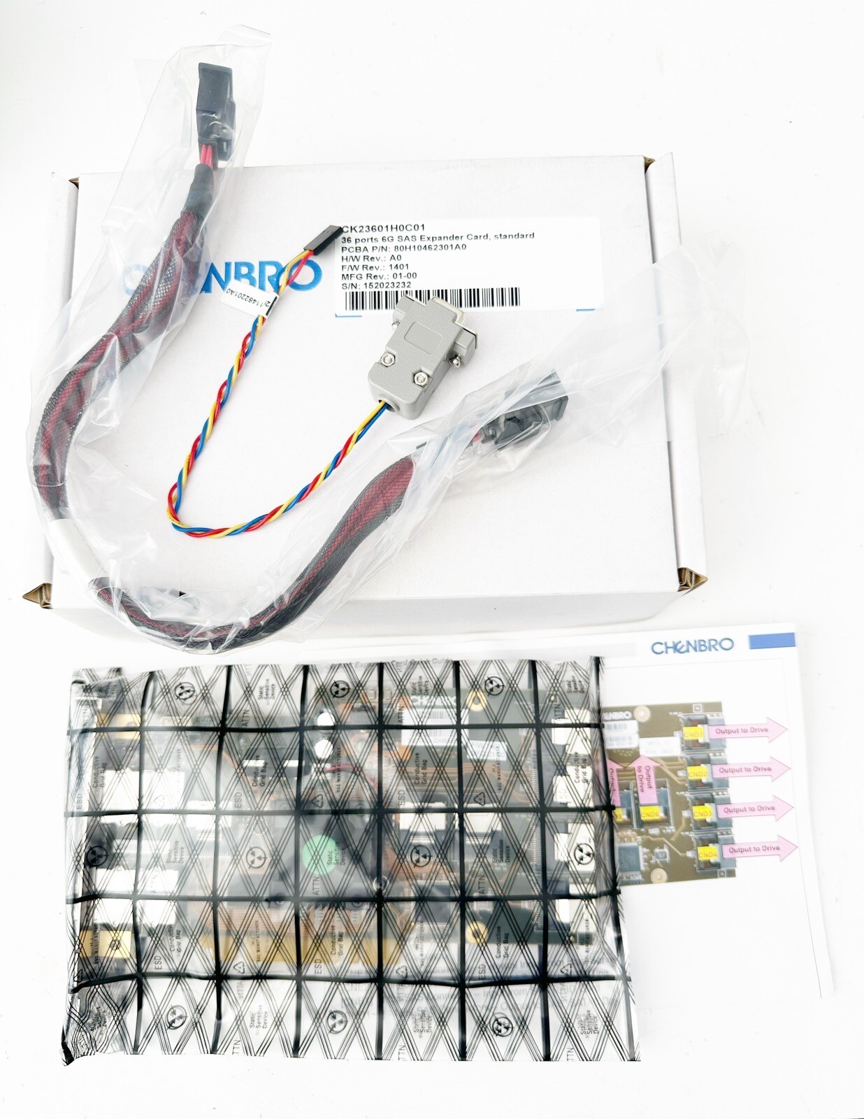 CHENBRO CK23601 6Gb/s 36-Port SAS Expander Controller Card