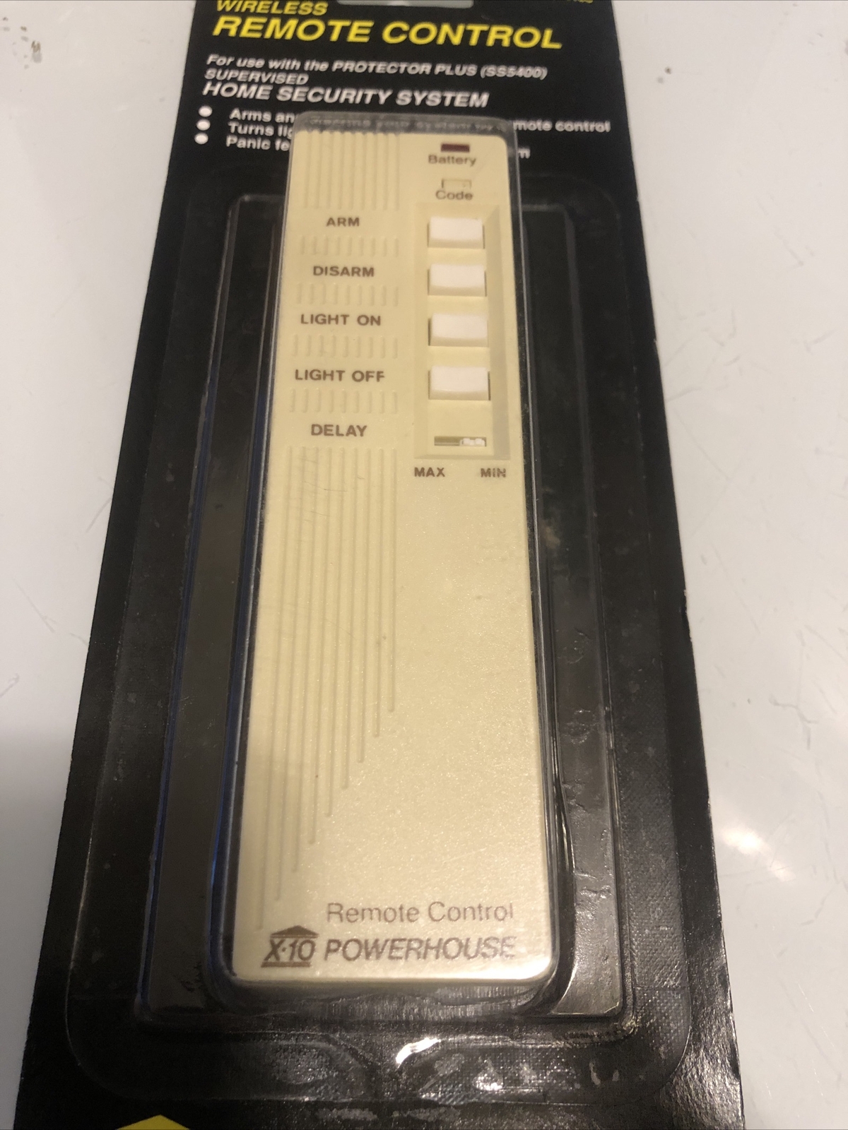 X-10 Remote Control HT544 Powerhouse Protector Plus Wireless @B