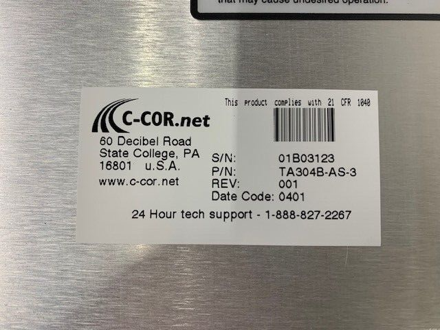 C-Cor 1310 Optical Mod Plug In Forward Path Transmitter TA304B-AS-3 NEW