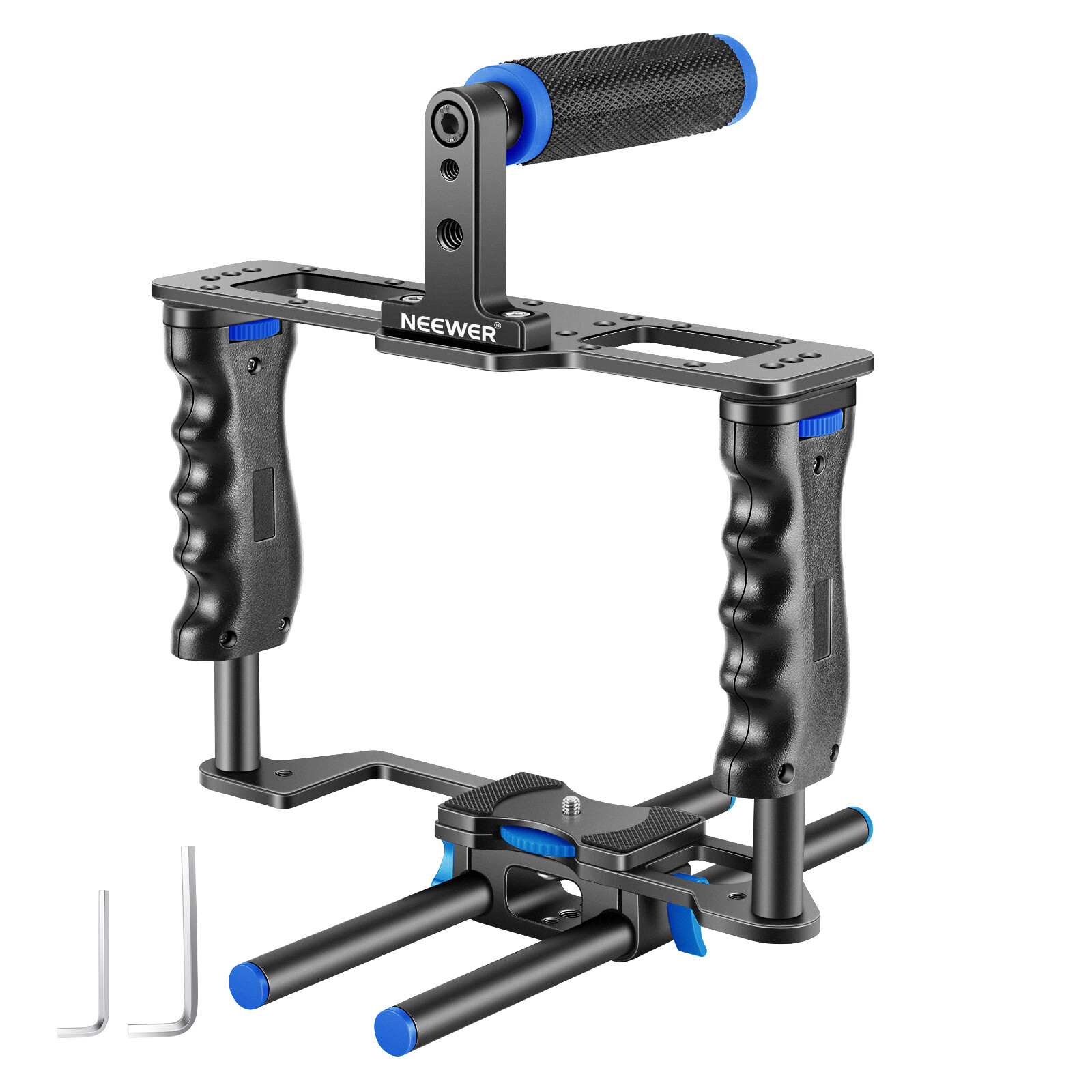 Neewer Alluminum Camera Video Cage Kit for Nikon Pentax Canon 5D Mark II DSLR